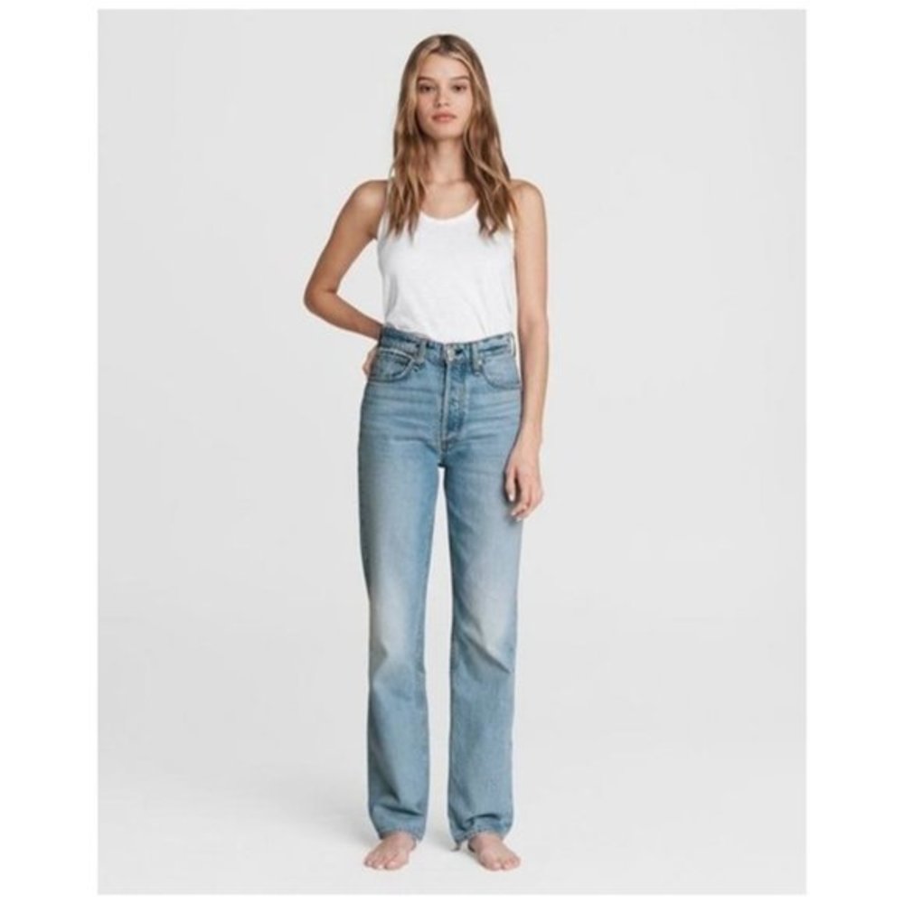 Rag & Bone High Rise Straight Leg Jeans NWT